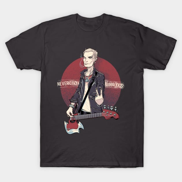 Spike - Nevermind the Blood Loss T-Shirt by kgullholmen